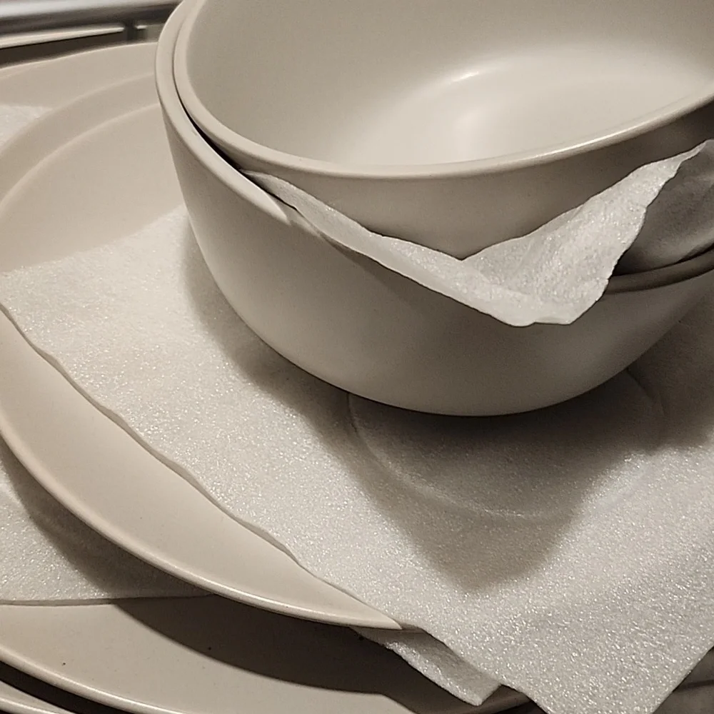 Set 6 New ! IKEA Dark Beige IKEA Dishes